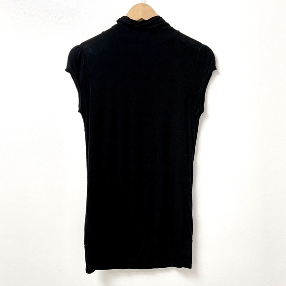 Request Neck Tie Cap Sleeve Shirt - Picture 4 of 5